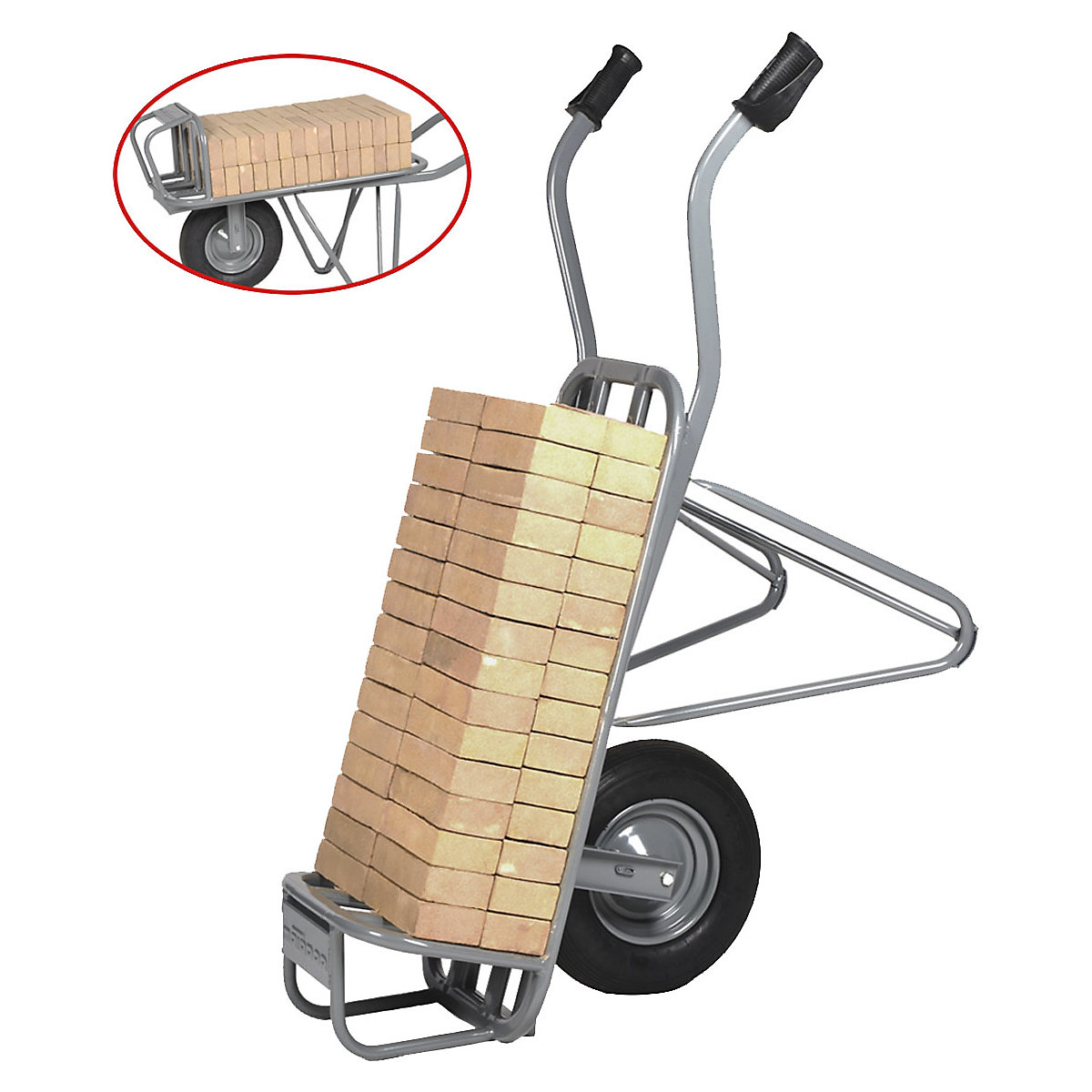 Brick and tile wheel barrow – MATADOR (Product illustration 19)-18