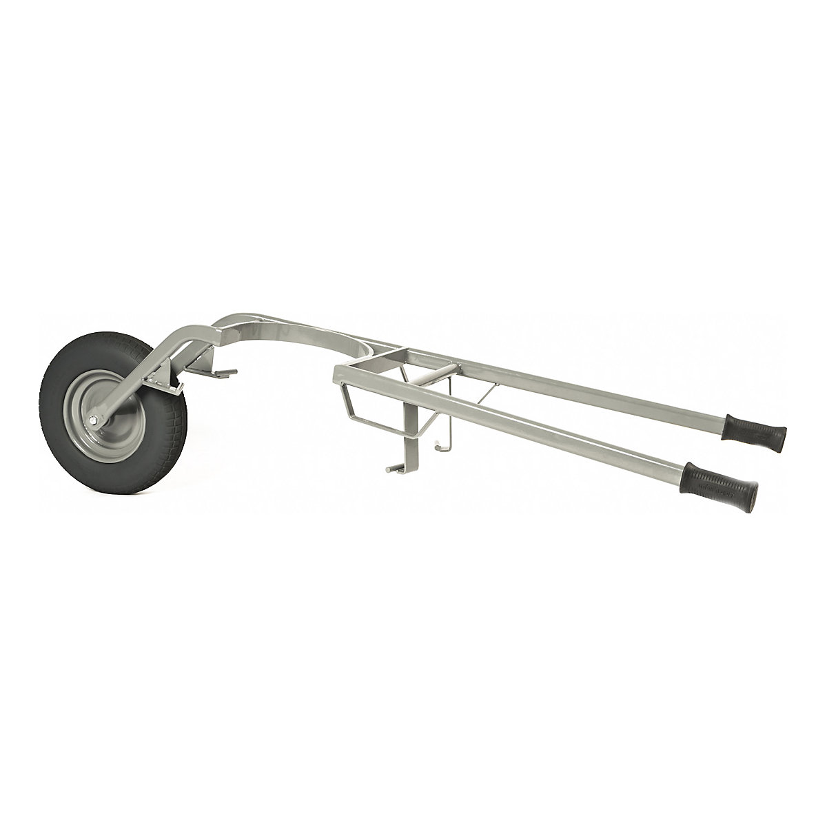 Mortar tub wheel barrow – MATADOR, max. load 250 kg, pneumatic tyres, 6+ items-1