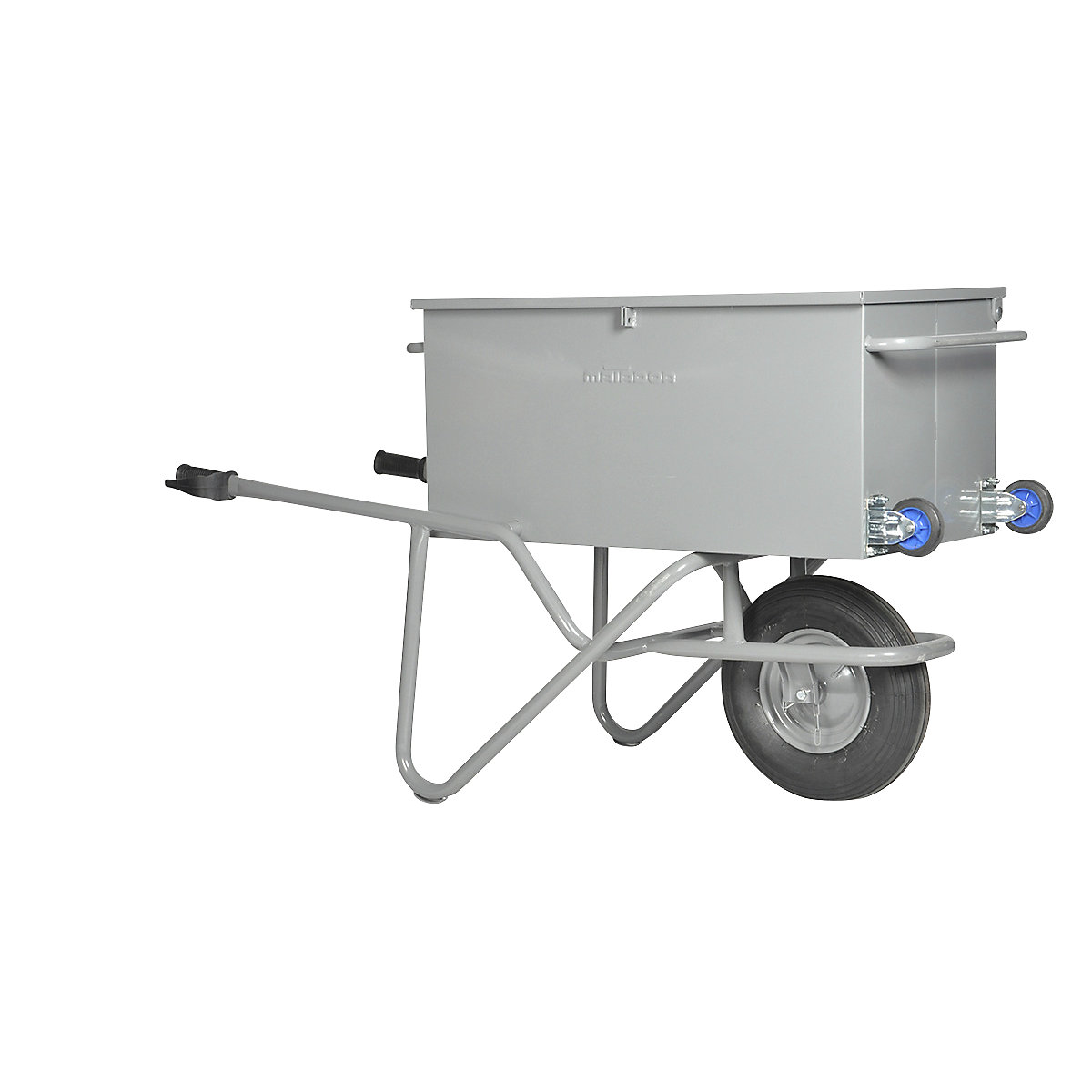 Tool wheelbarrow – MATADOR, folding, lockable, 4-ply pneumatic tyres-1