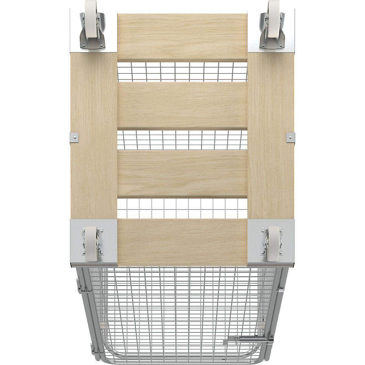 Antidiefstalcontainer met houten laadbord (Productafbeelding 6)-5