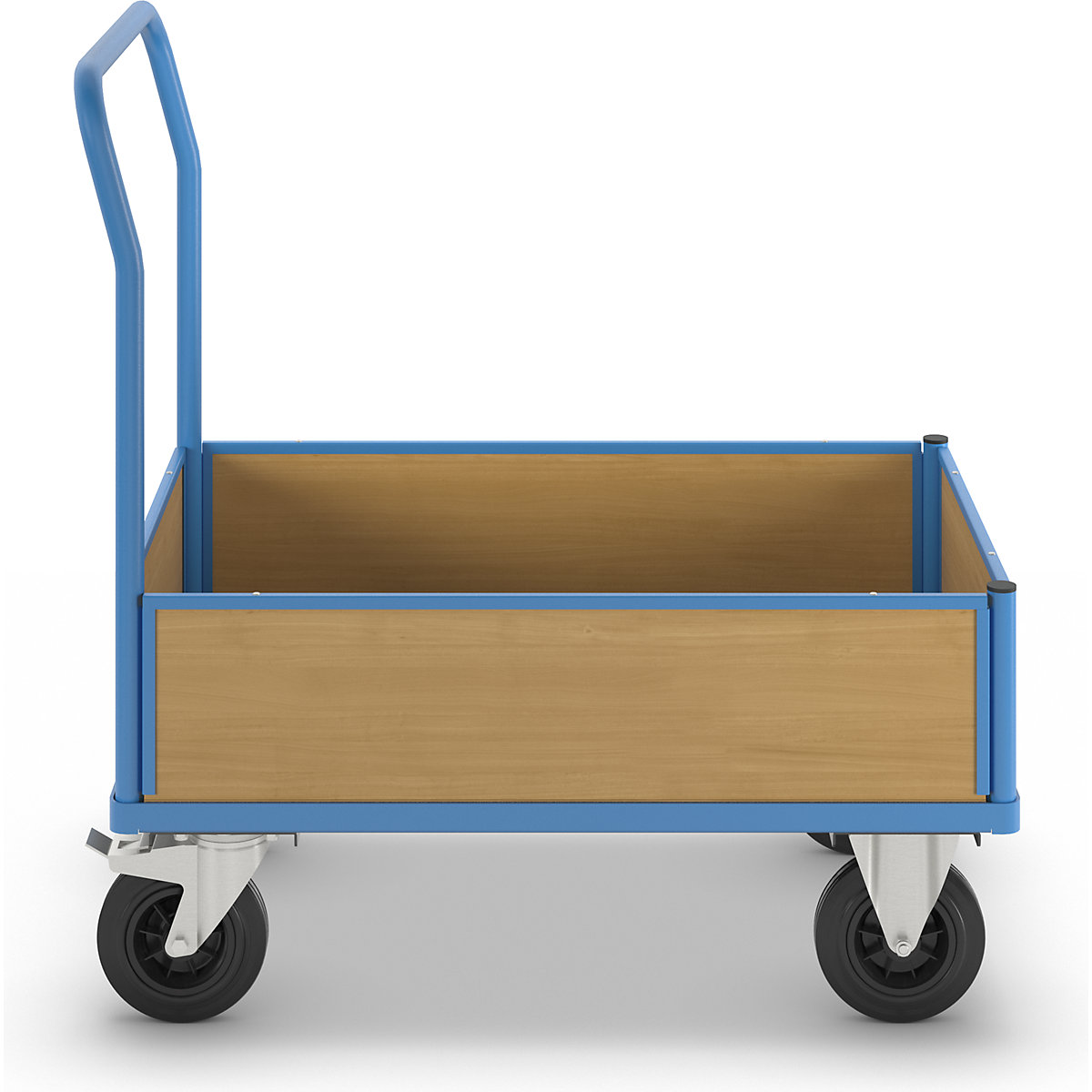Platformwagen met houten wanden – eurokraft pro (Productafbeelding 5)-4