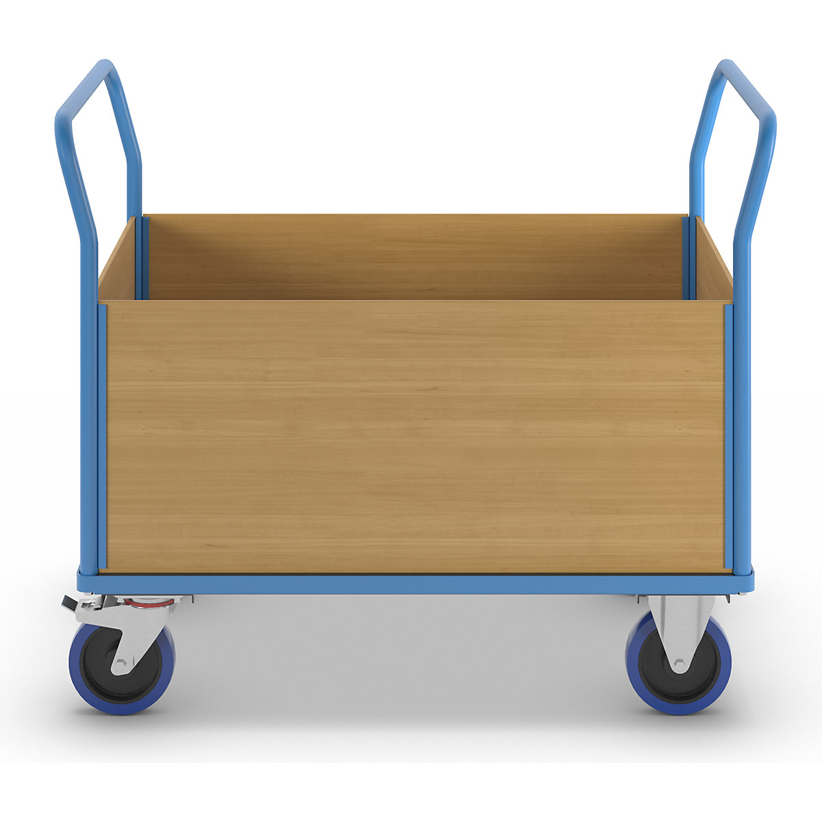 Platformwagen met houten wanden – eurokraft pro (Productafbeelding 8)-7