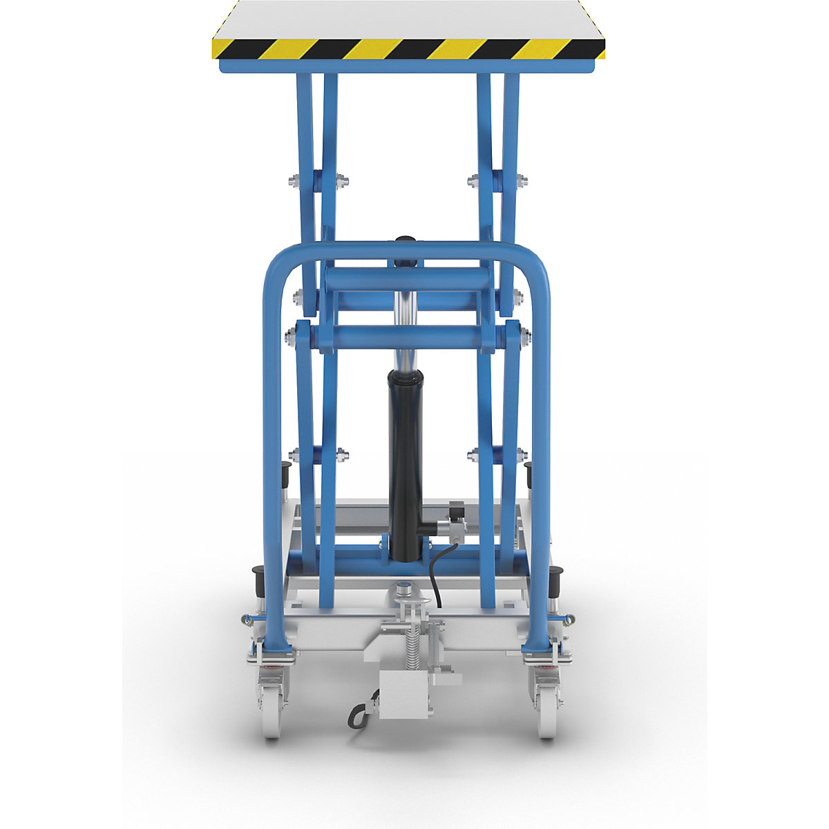 Carro com plataforma de elevação de tesoura dupla – eurokraft pro (Imagem do produto 5)-4