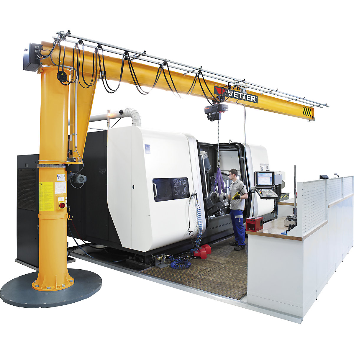 Grua orientável de coluna MEISTER M – Vetter (Imagem do produto 2)-1