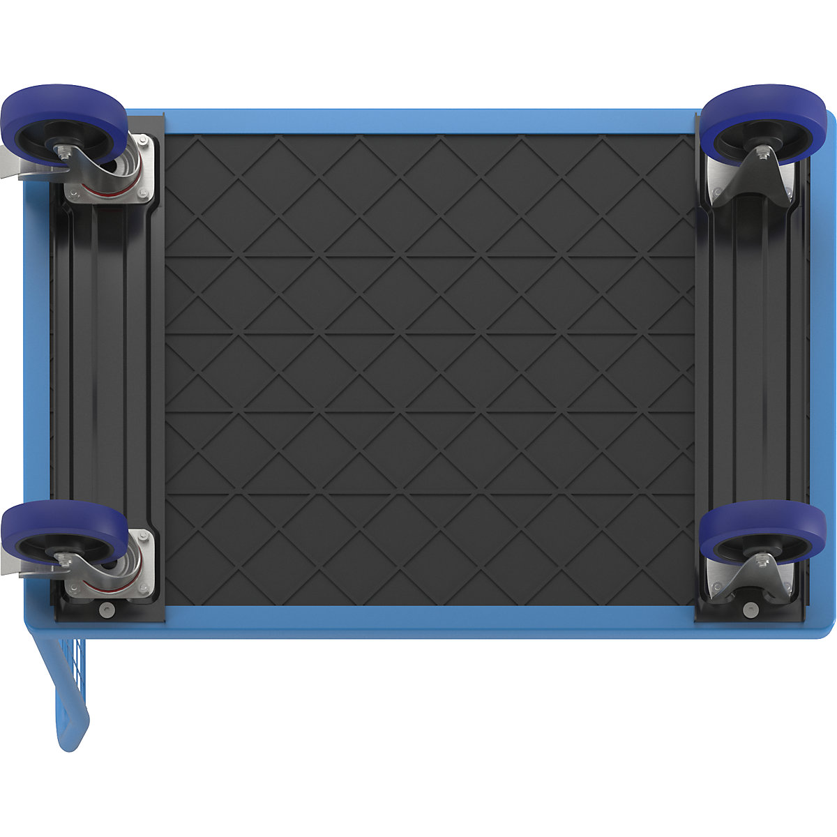 Carro de plataforma com grades – eurokraft pro (Imagem do produto 6)-5