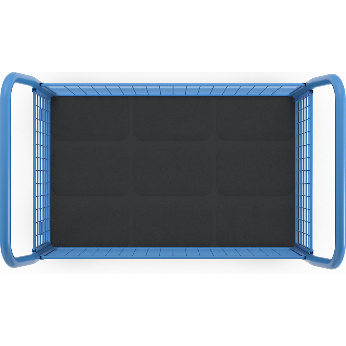 Carro de plataforma com grades – eurokraft pro (Imagem do produto 8)-7