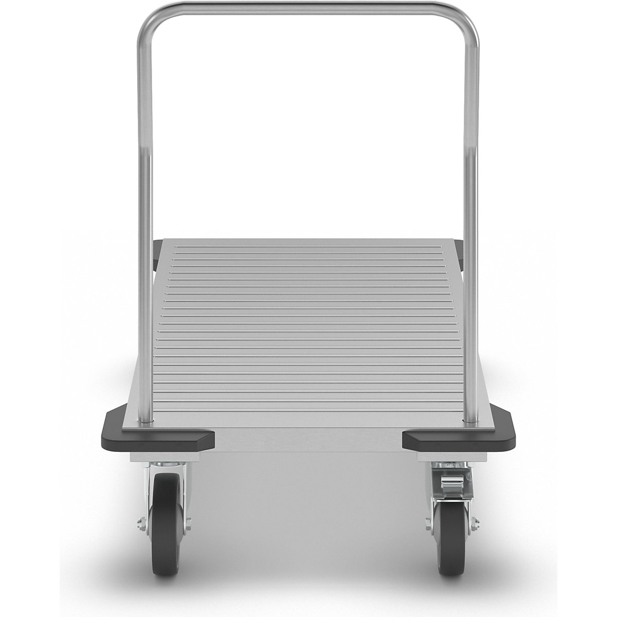Carro de plataforma em aço inoxidável – eurokraft pro (Imagem do produto 5)-4