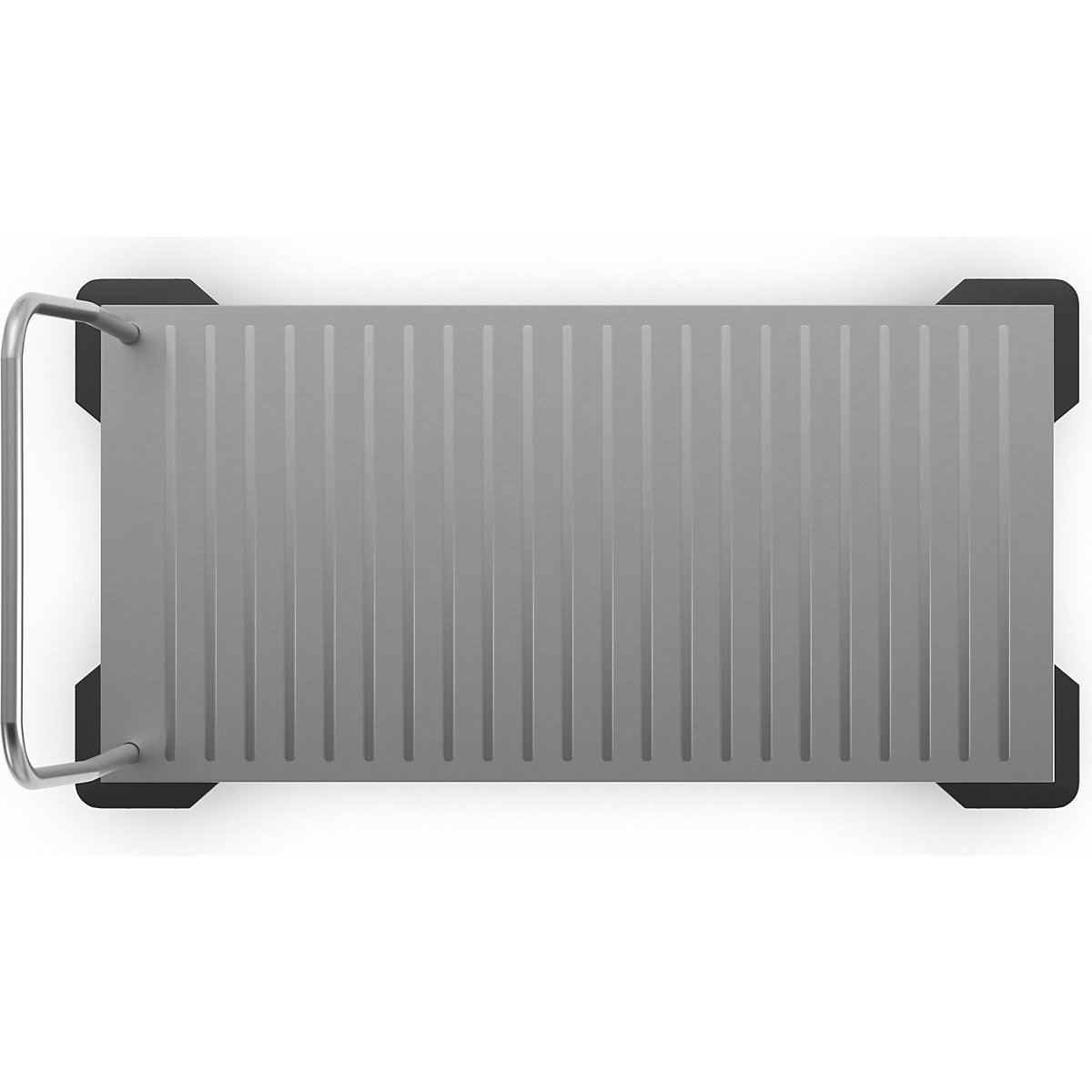 Carro de plataforma em aço inoxidável – eurokraft pro (Imagem do produto 8)-7