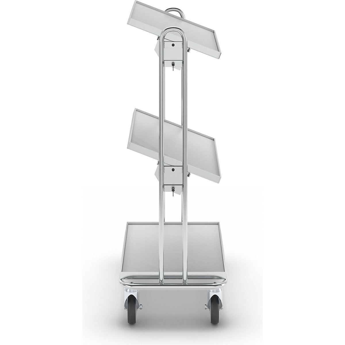 Carro para assistência e disposição, galvanizado – HelgeNyberg (Imagem do produto 2)-1