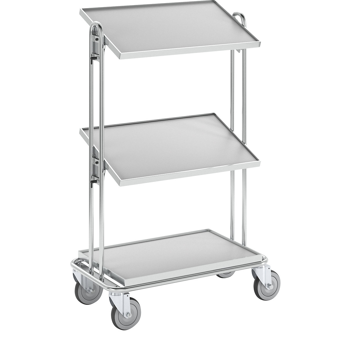 Carro para assistência e disposição, galvanizado – HelgeNyberg