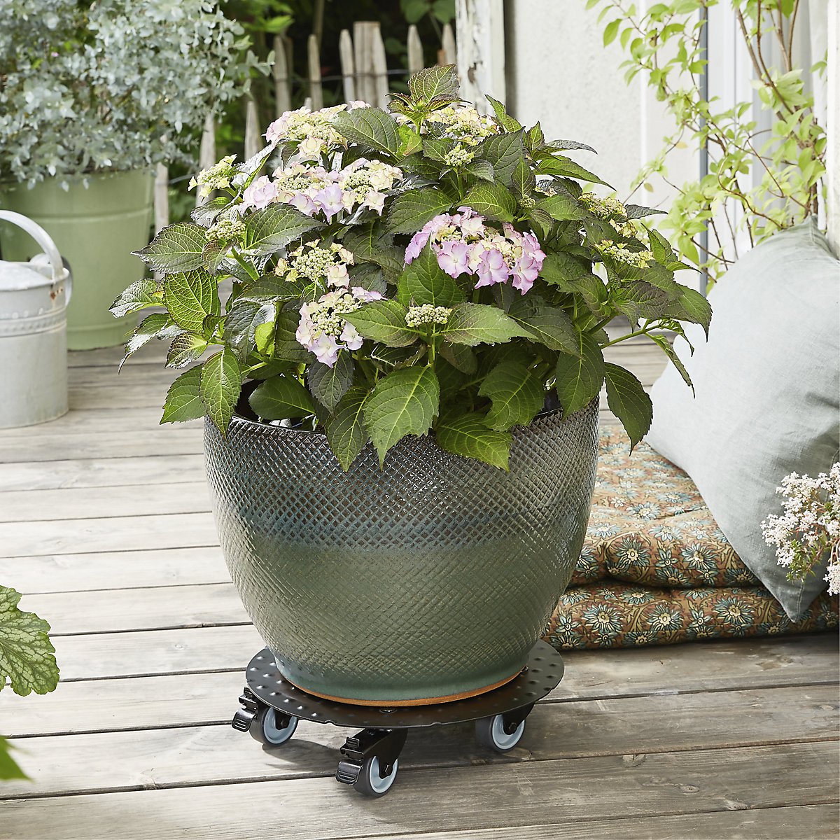 Suporte de rodas para plantas em alumínio ALASKA – Wagner (Imagem do produto 3)-2