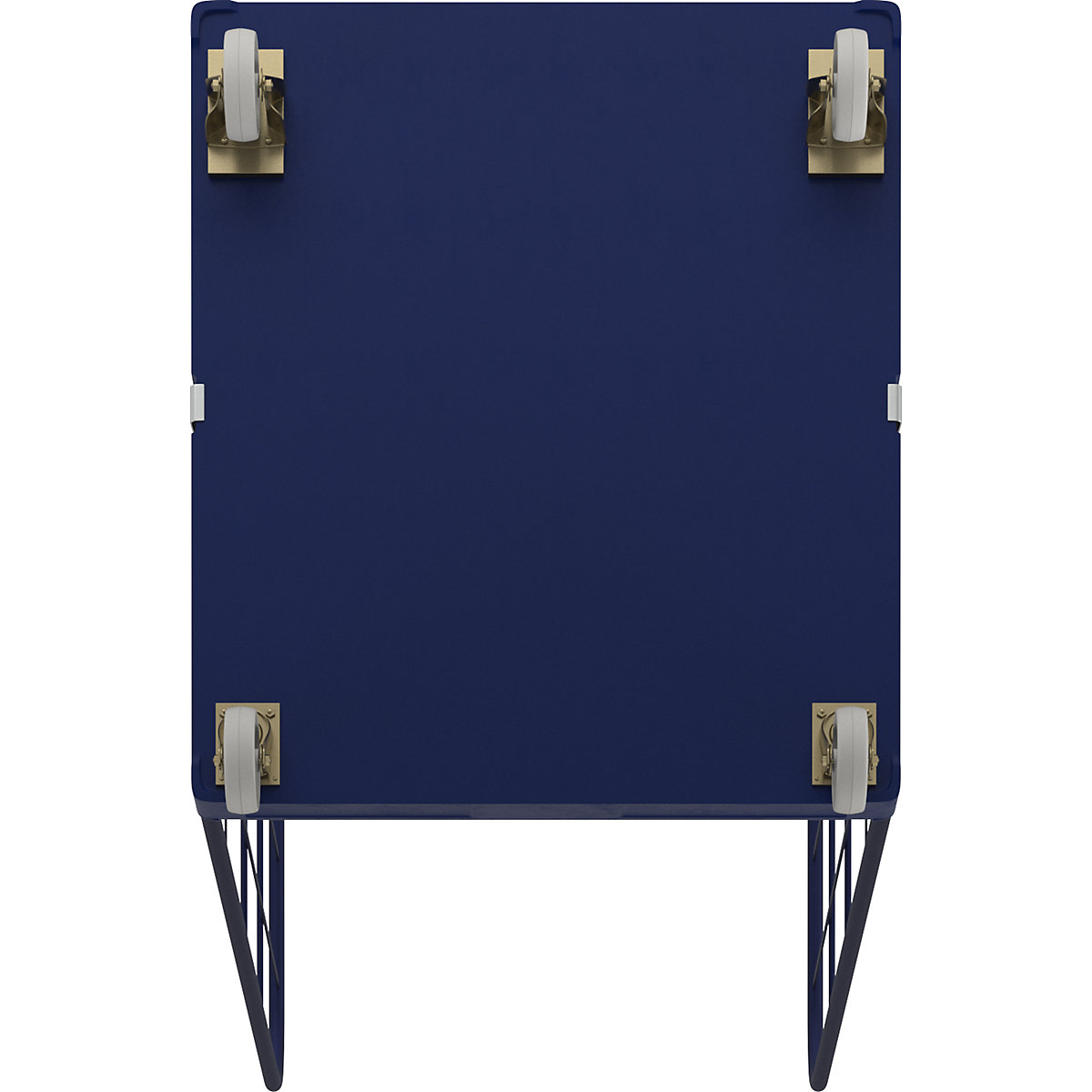 Contentor rolante com plataforma rolante em plástico (Imagem do produto 5)-4