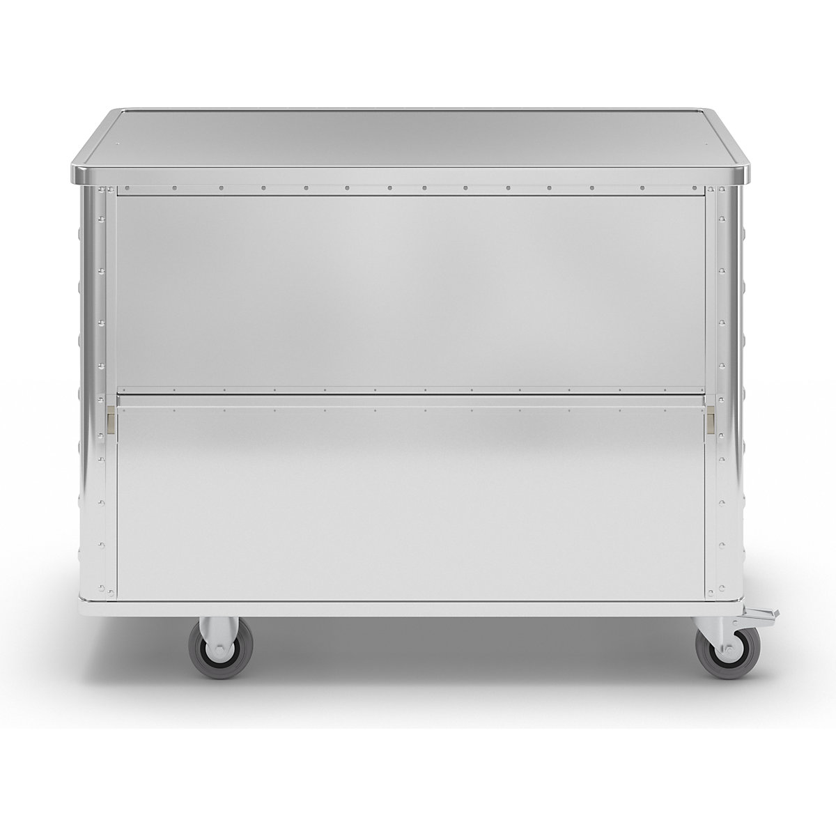 Carro-caja de aluminio, pared lateral descendible – Gmöhling (Imagen del producto 3)-2