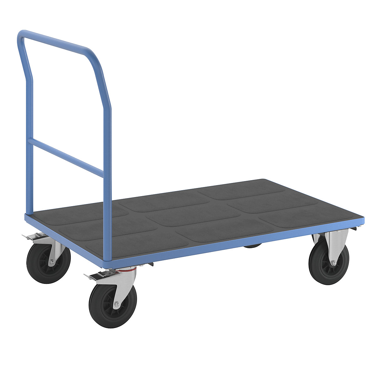 Carro de plataforma con paredes de rejilla – eurokraft pro