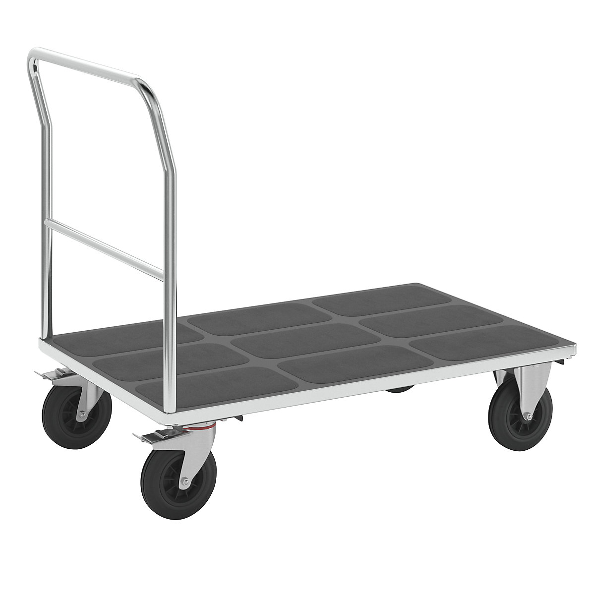Carro de plataforma con paredes de rejilla – eurokraft pro