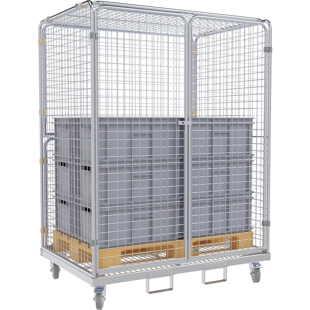 Contenedores rodantes de acero (Imagen del producto 4)-3