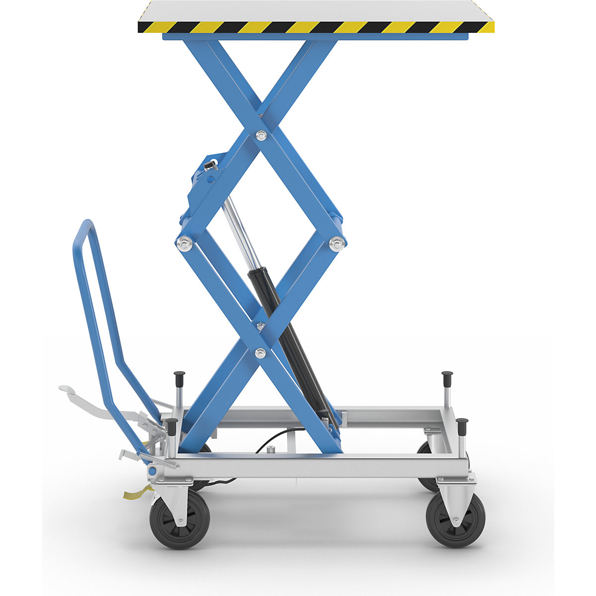 Carro de mesa elevadora de pantógrafo doble – eurokraft pro (Imagen del producto 4)-3