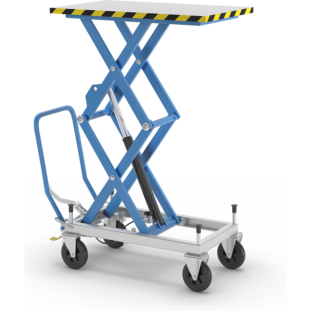 Carro de mesa elevadora de pantógrafo doble – eurokraft pro (Imagen del producto 6)-5