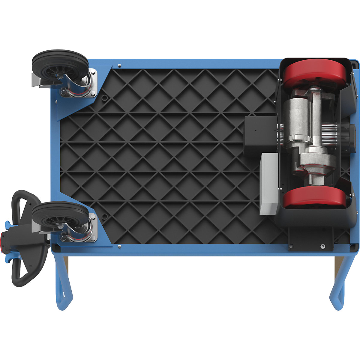 Carro de plataforma con accionamiento eléctrico – eurokraft pro (Imagen del producto 9)-8