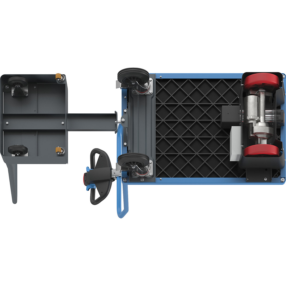 Carro de plataforma con accionamiento eléctrico – eurokraft pro (Imagen del producto 11)-10