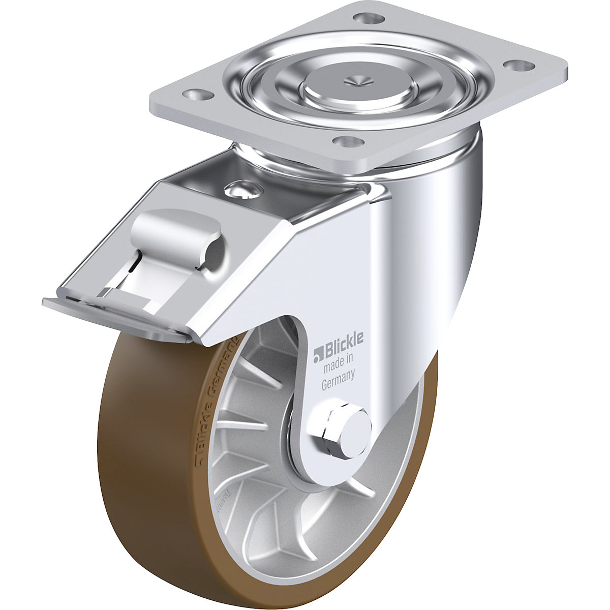 Roda orientável em chapa de aço LH-ALB-FI – Blickle