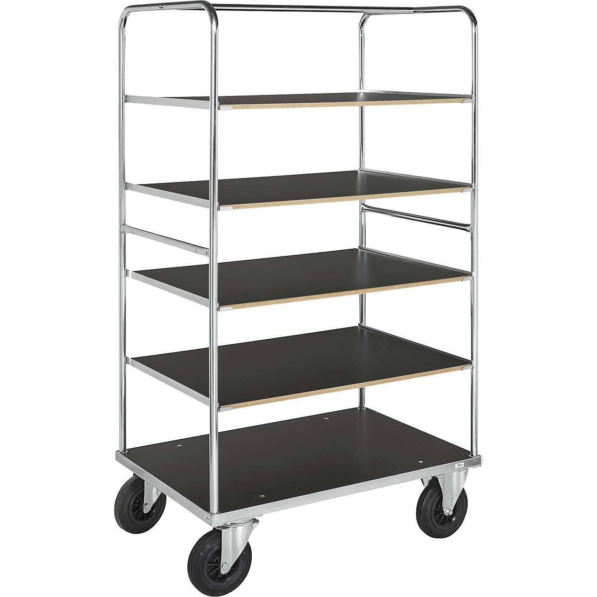 Kongamek Multi-Etagenwagen KM338, LxBxH 1000 x 700 x 1800 mm, verzinkt, 2 Lenk- und 2 Bockrollen, ab 5 Stk