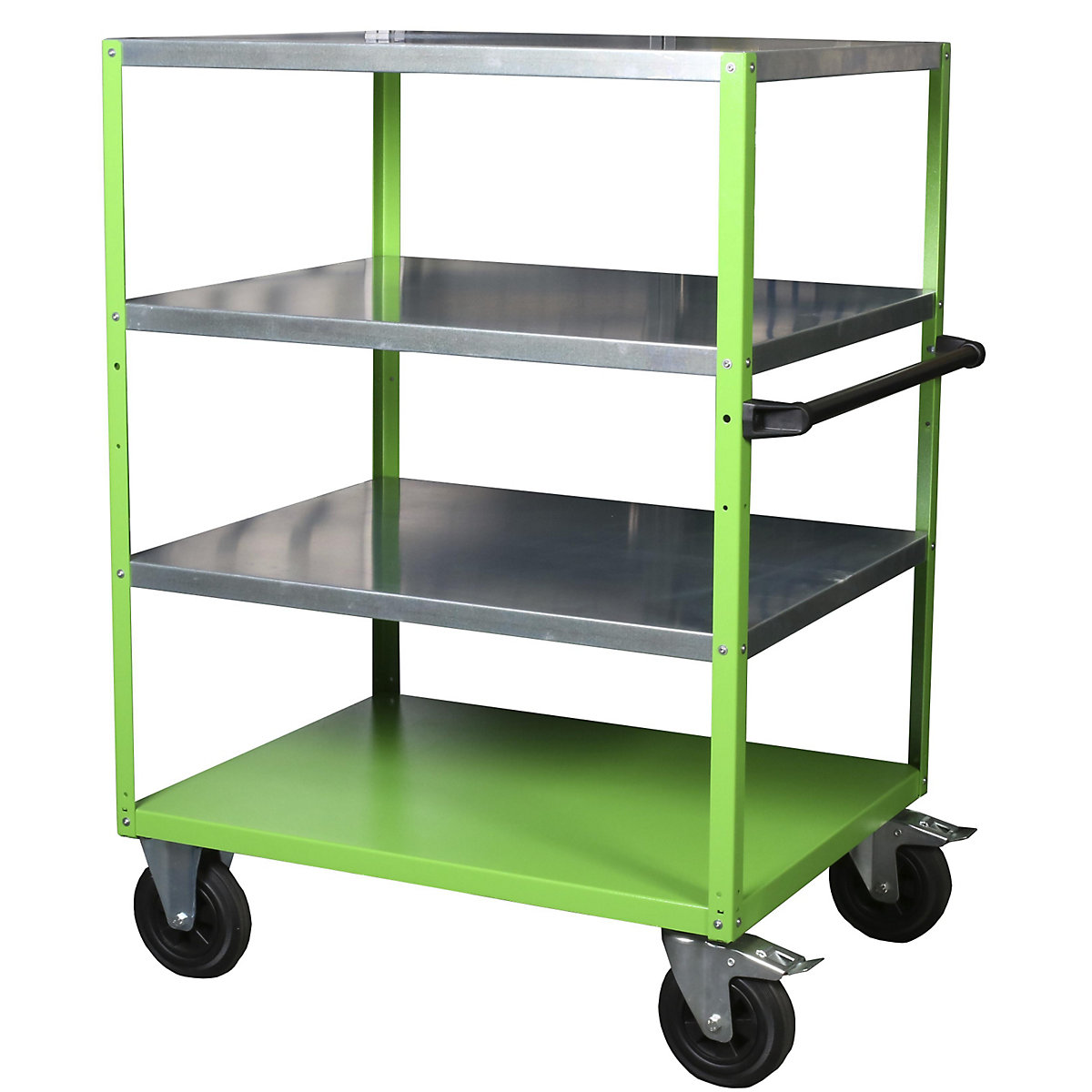 Montagehilfswagen, mit 4 Etagen, LxBxH 1080 x 750 x 1420 mm