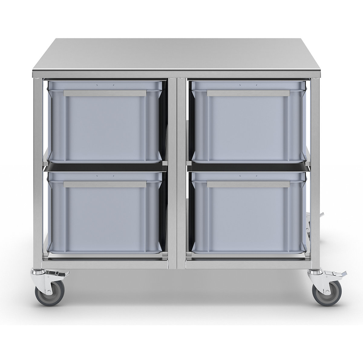 Edelstahl-Behälterwagen (Produktabbildung 2)-1