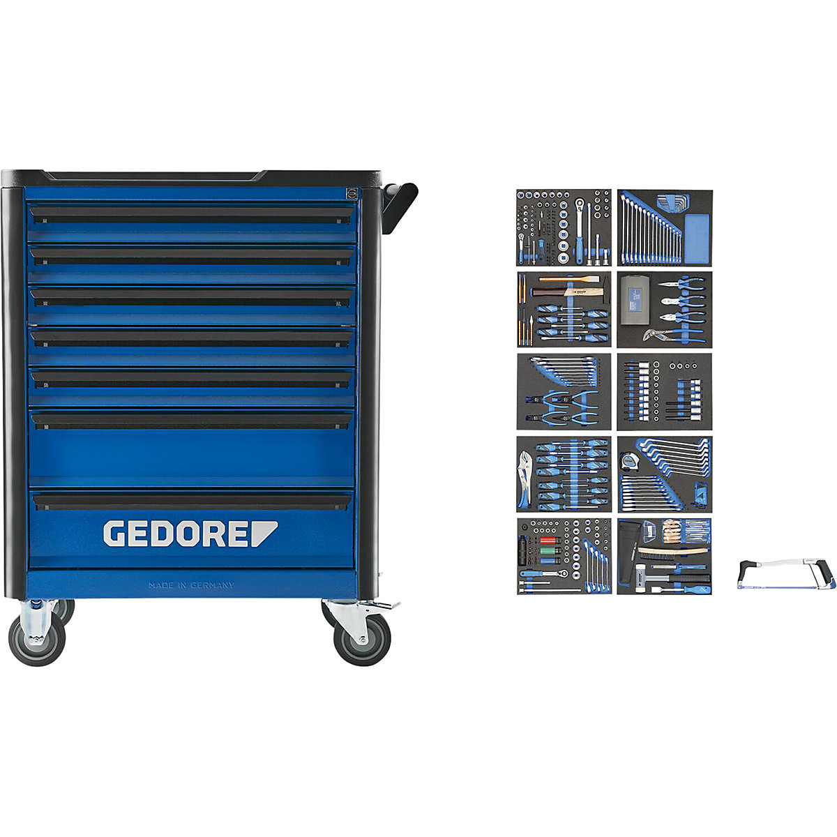 Werkzeugwagen workster highline gefüllt GEDORE (Produktabbildung 2)-1