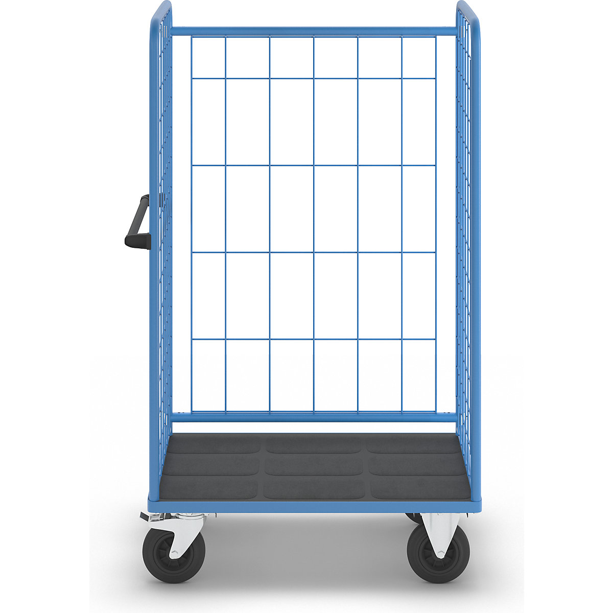 Nivojski voziček, z žičnato mrežo na treh straneh – eurokraft pro (Slika izdelka 11)-10
