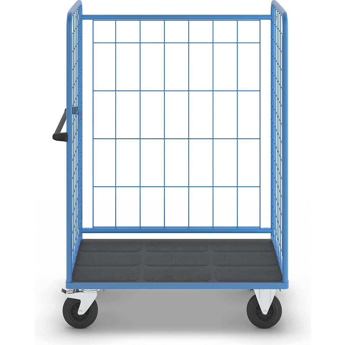 Nivojski voziček, z žičnato mrežo na treh straneh – eurokraft pro (Slika izdelka 16)-15