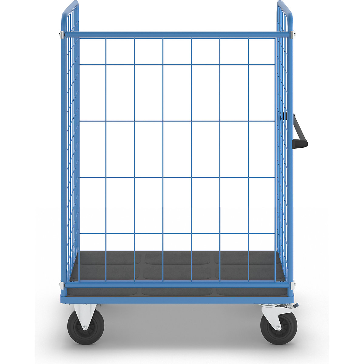 Nivojski voziček, z žičnato mrežo na treh straneh – eurokraft pro (Slika izdelka 14)-13