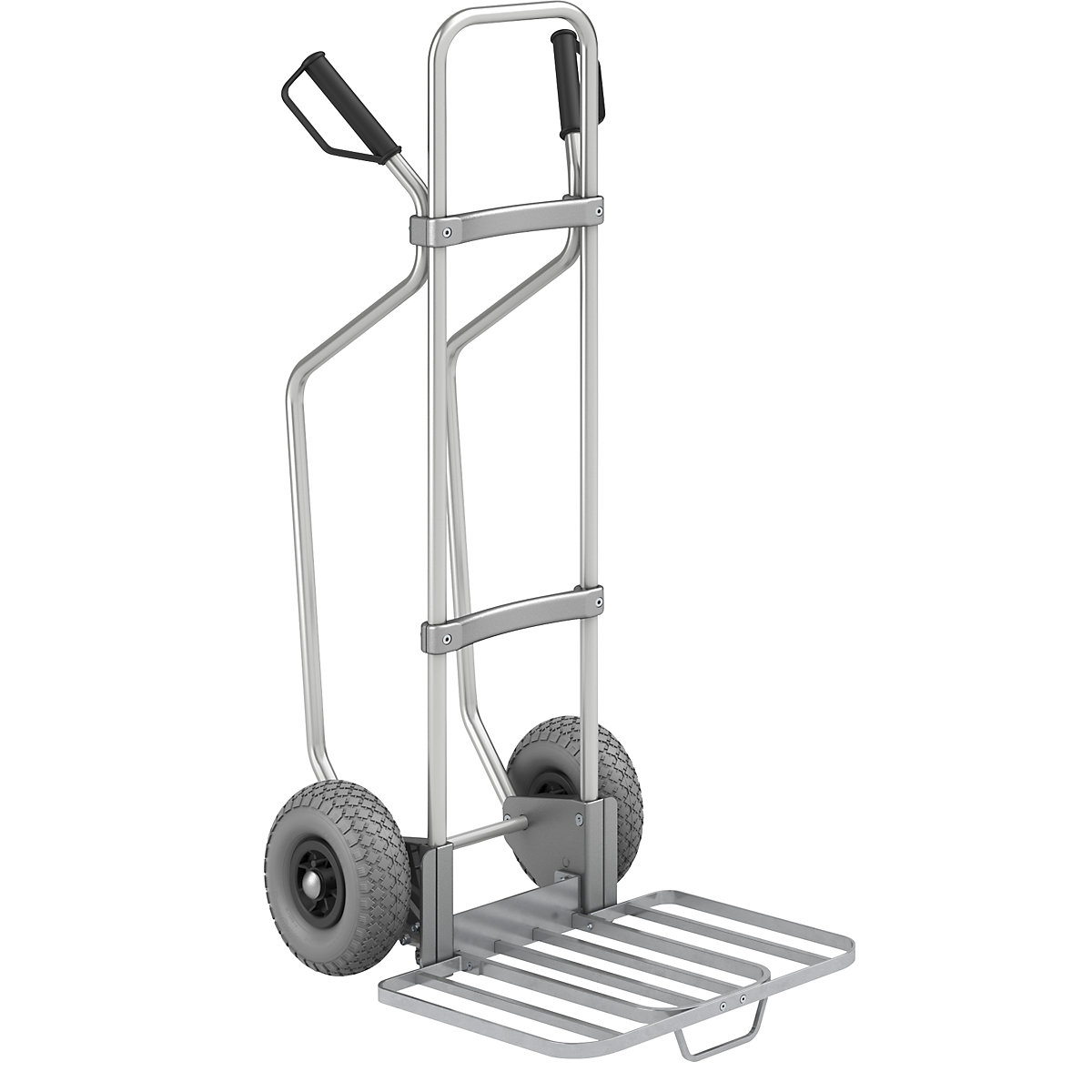 Aluminijast voziček za prevoz vreč, z drsnimi sanmi - eurokraft pro