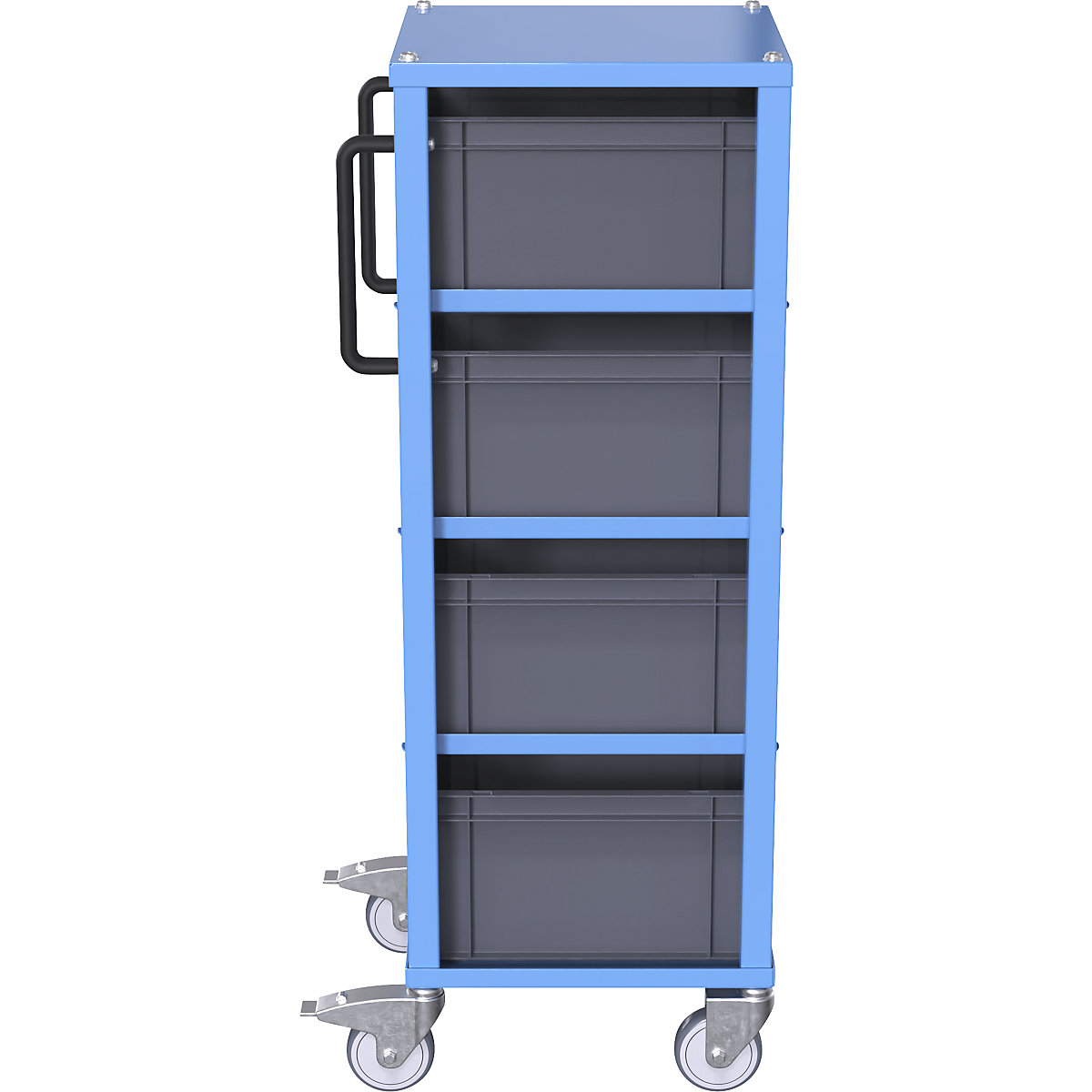Transportni voziček za evro zaboje CustomLine – eurokraft pro (Slika izdelka 5)-4