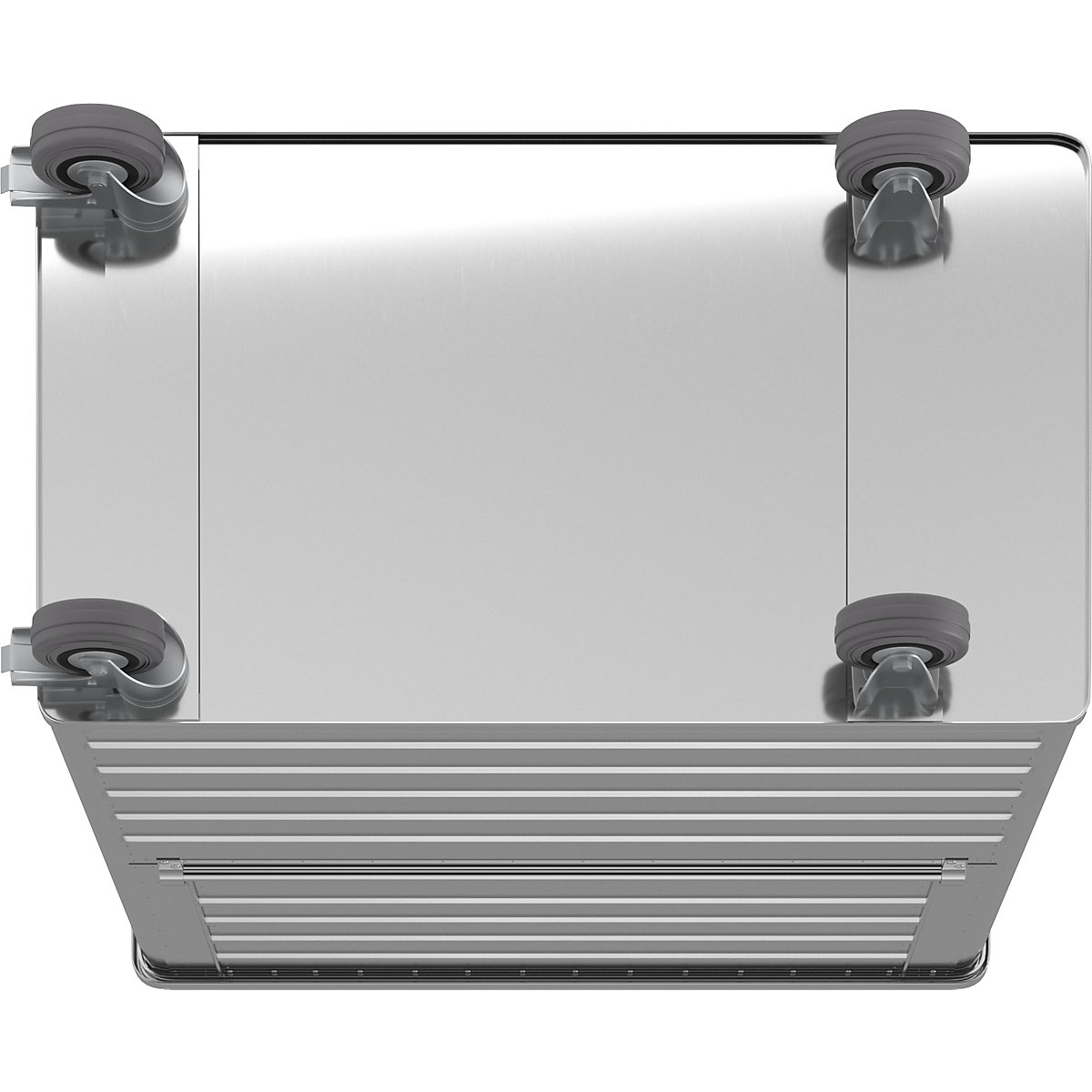 Aluminijska kolica s kutijom, preklopna bočna stijenka – Gmöhling (Prikaz proizvoda 10)-9