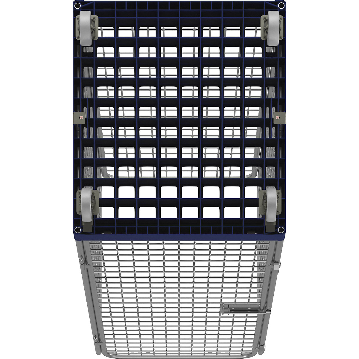 Kontejner od žičane mreže s plastičnom pločom s kotačima (Prikaz proizvoda 12)-11