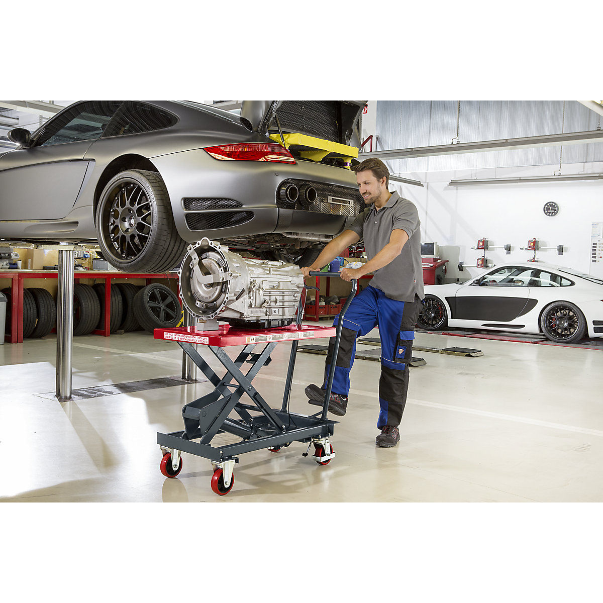 Carrello elevatore a pianale – eurokraft basic (Foto prodotto 2)-1