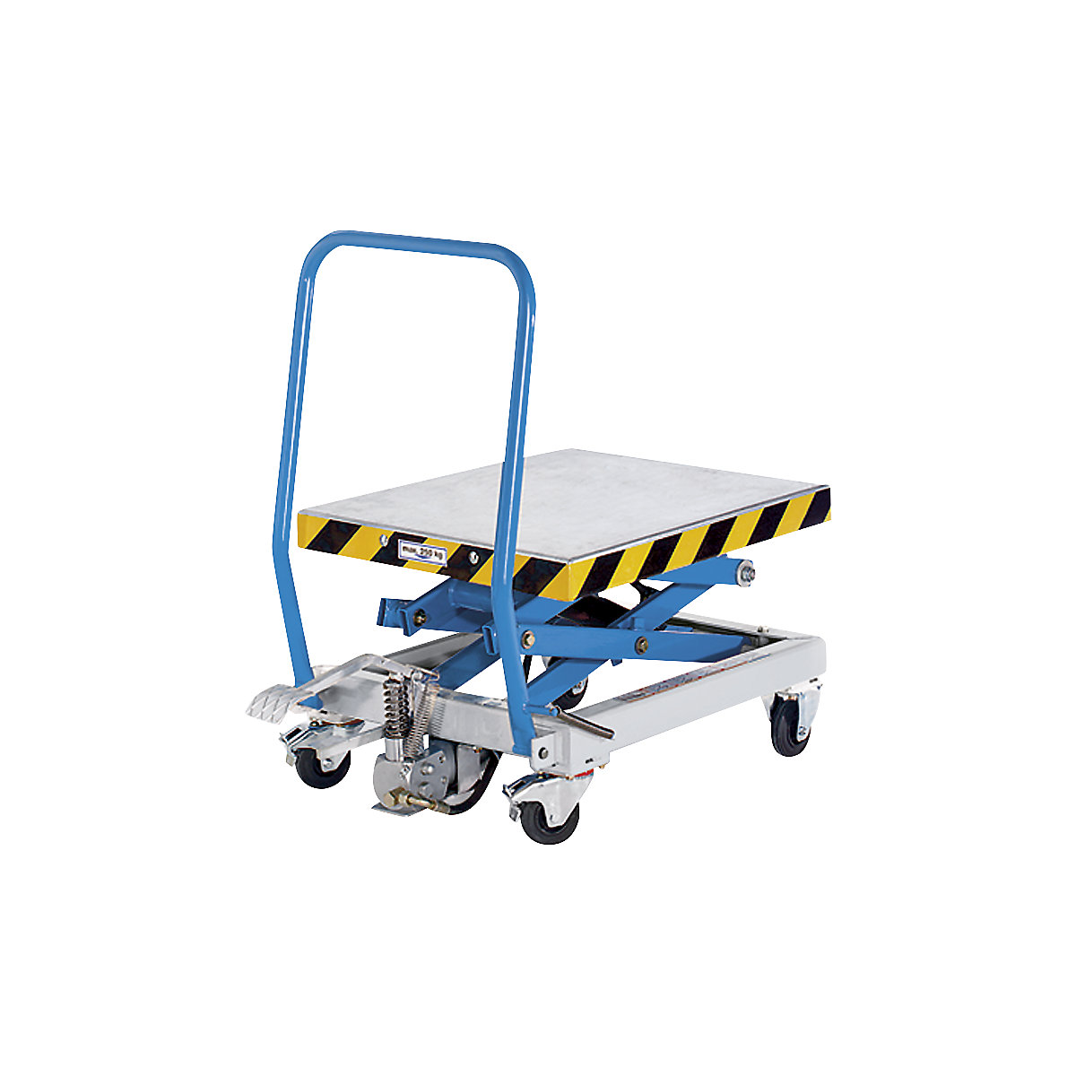 Piano di sollevamento a pantografo doppio - eurokraft pro