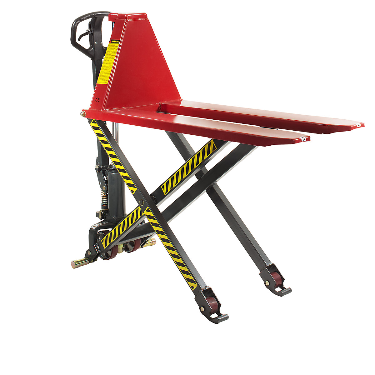 Carrello elevatore a pantografo, idraulica manuale – eurokraft basic (Foto prodotto 8)-7