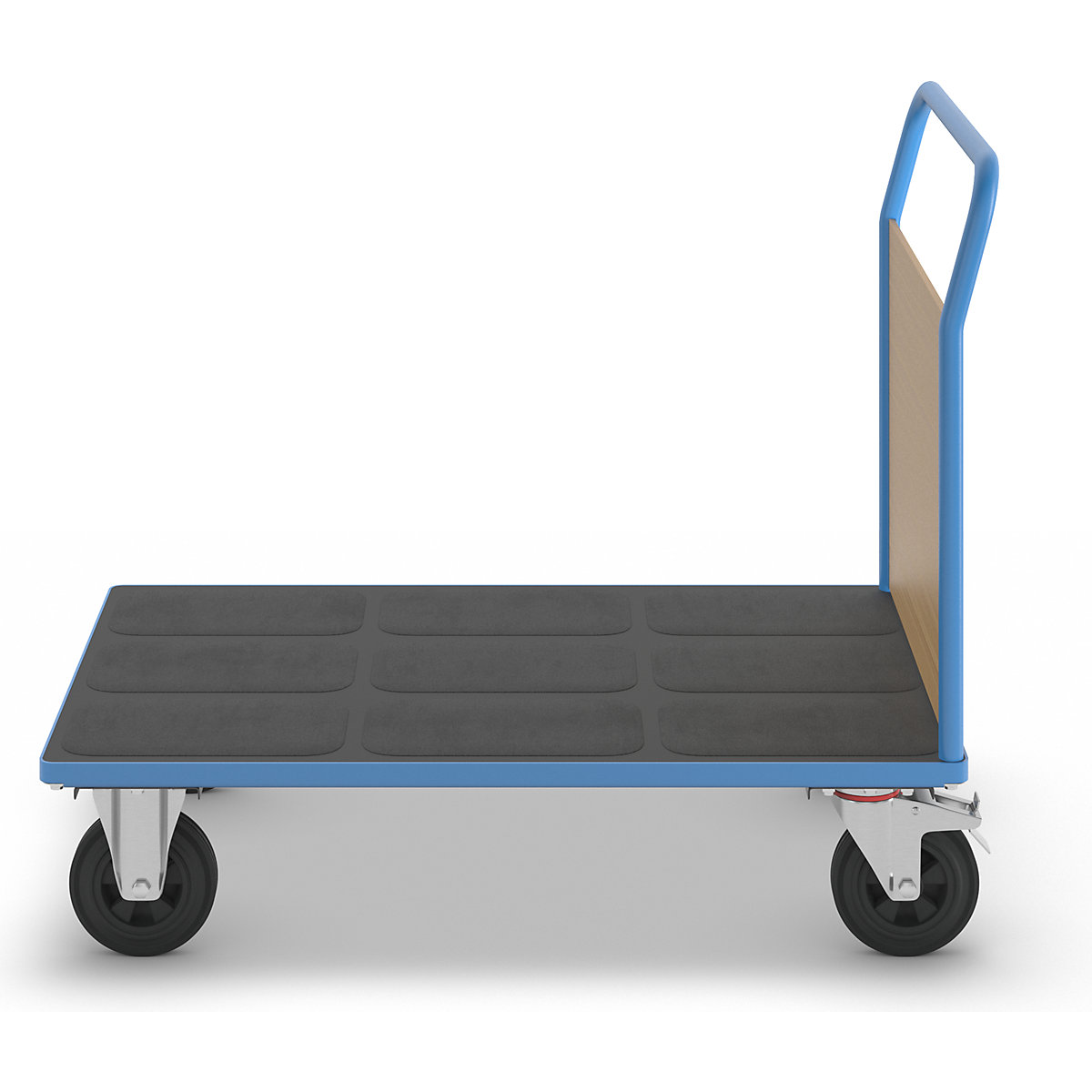 Carrello a pianale con sponde in legno – eurokraft pro (Foto prodotto 3)-2