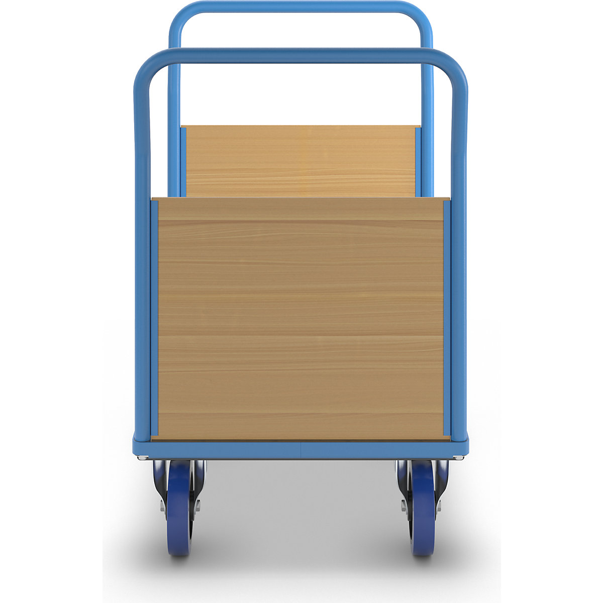 Carrello a pianale con sponde in legno – eurokraft pro (Foto prodotto 4)-3