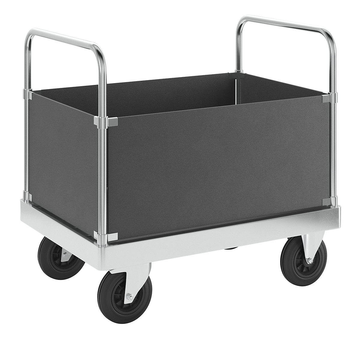 Carrello a pianale zincato JUMBO – Kongamek