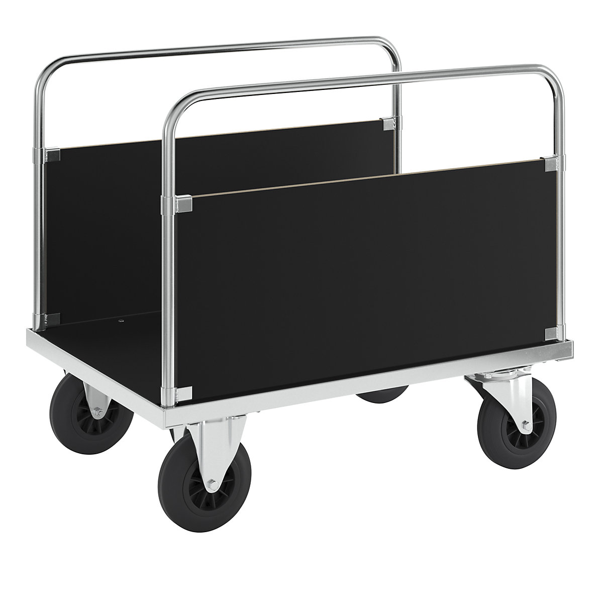 Carrello zincato a pianale – Kongamek