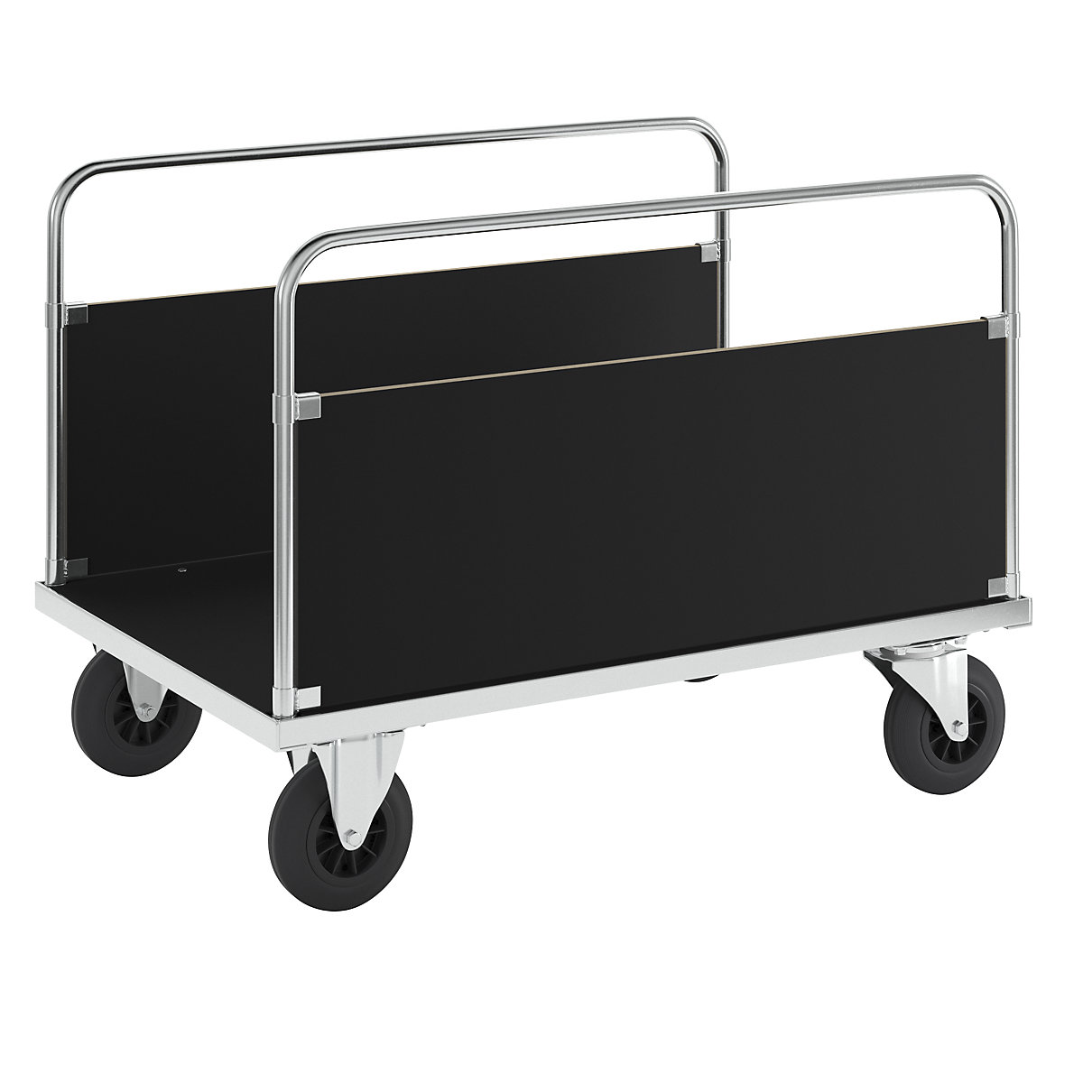 Carrello zincato a pianale – Kongamek