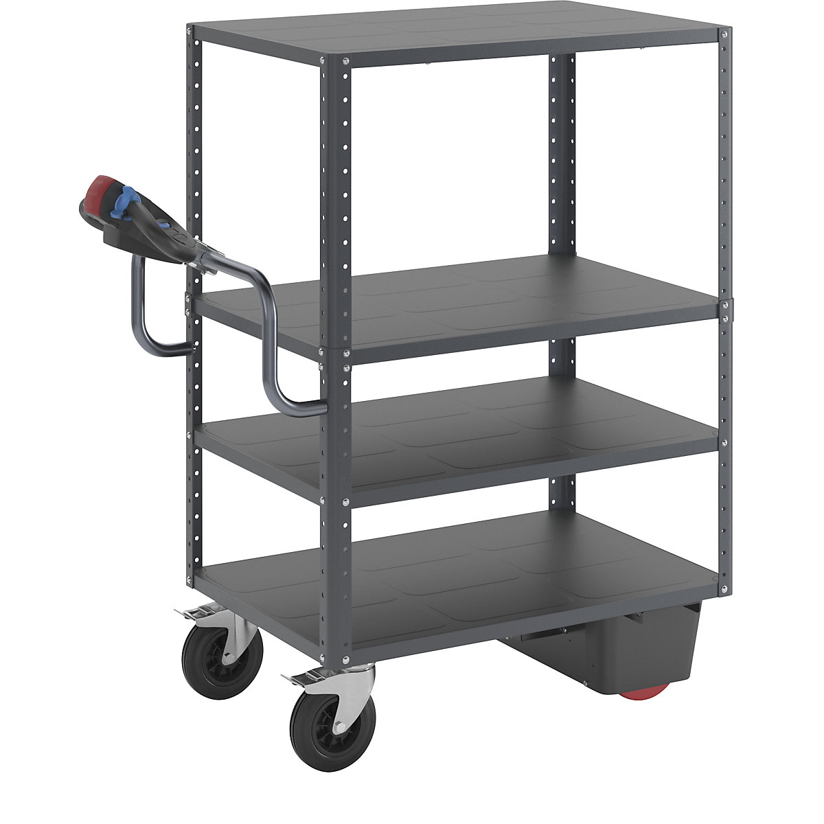 Carrello a ripiani CustomLine con azionamento elettrico - eurokraft pro