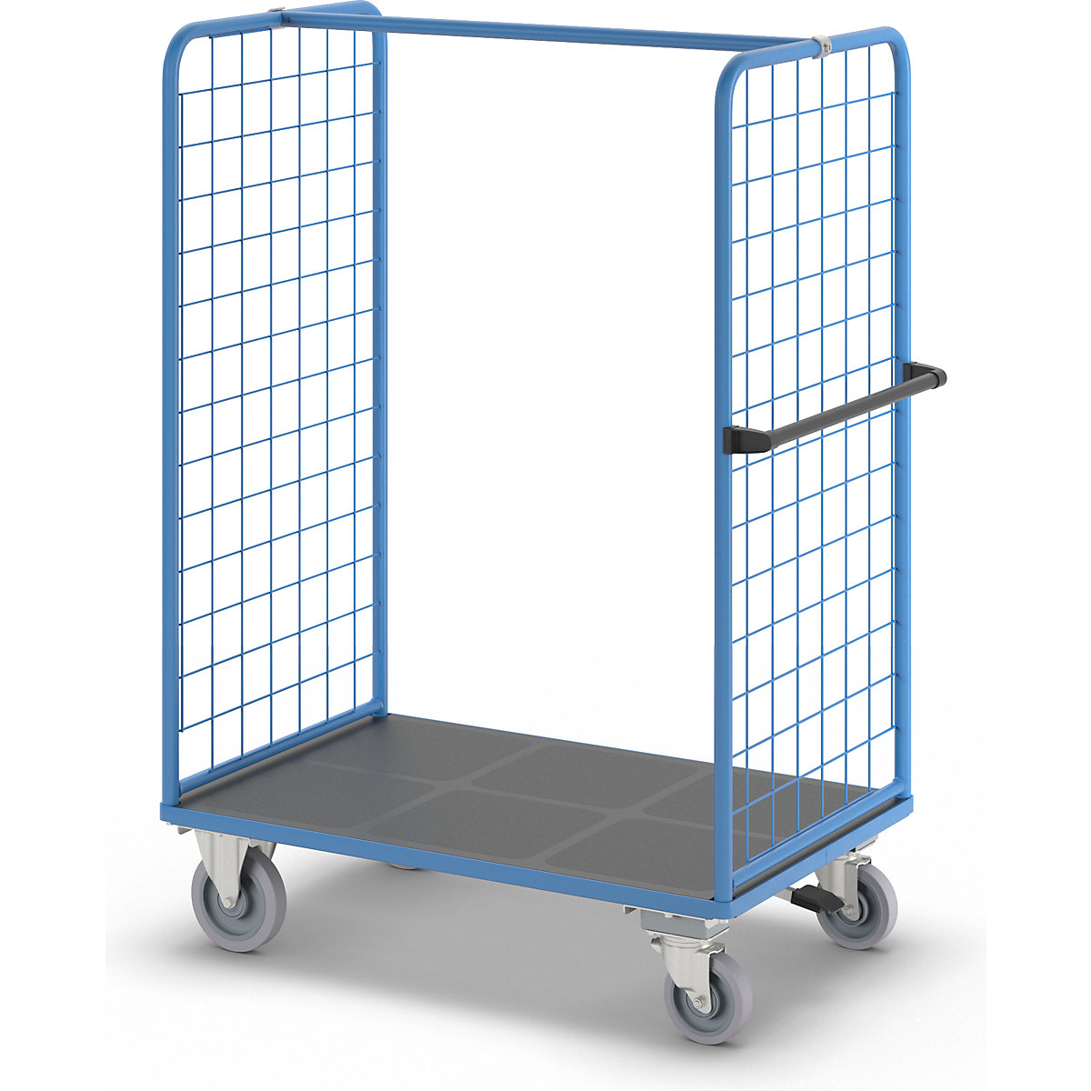 Carrello a ripiani con sponde grigliate – eurokraft pro (Foto prodotto 8)-7