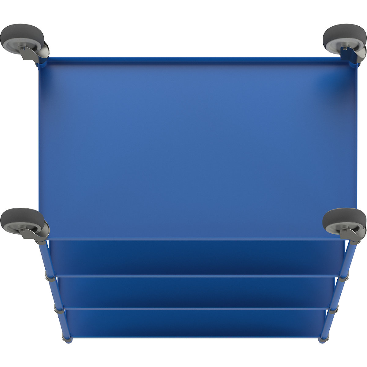 Carrello a ripiani leggero, altezza 1445 mm – Kongamek (Foto prodotto 7)-6