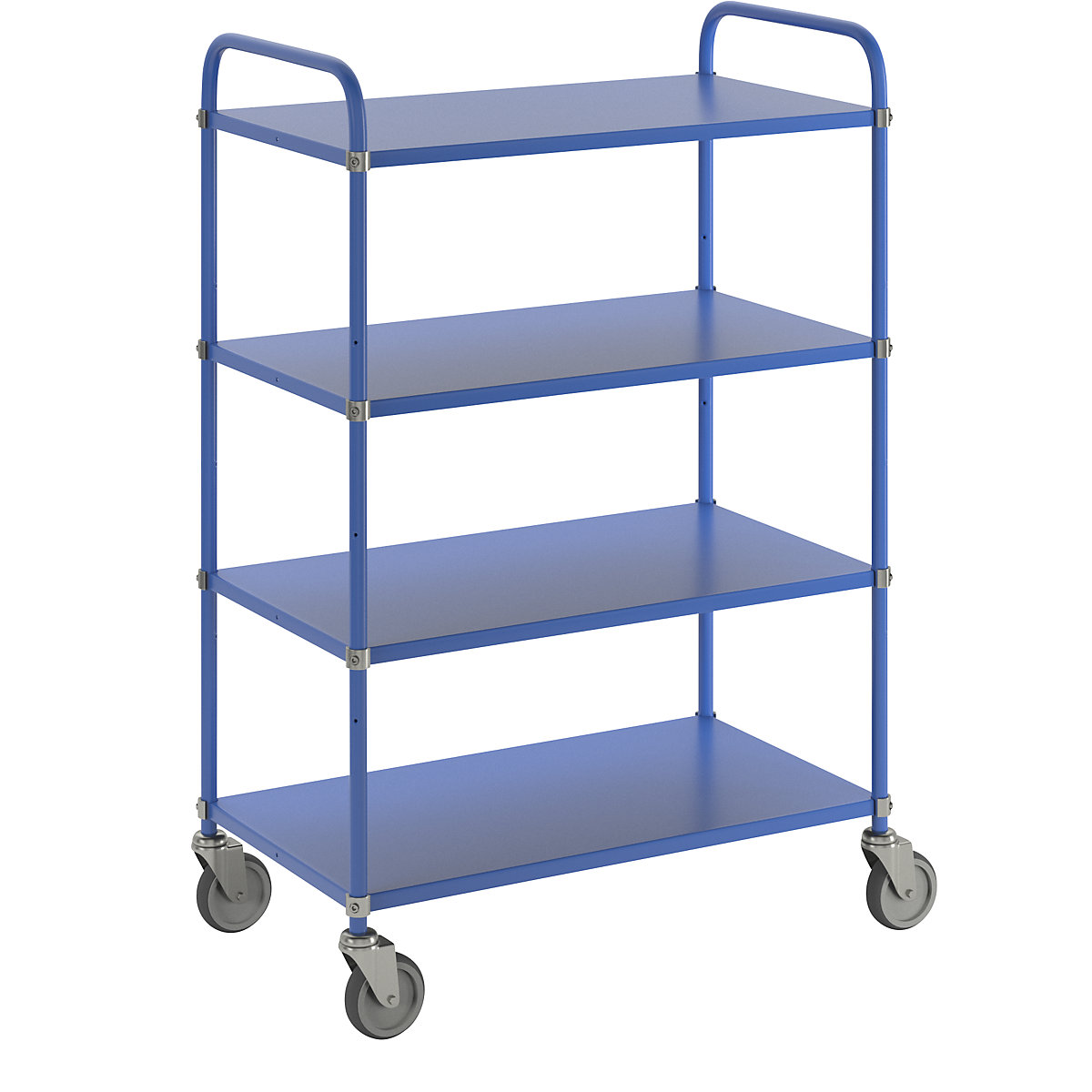 Carrello a ripiani leggero, altezza 1445 mm – Kongamek