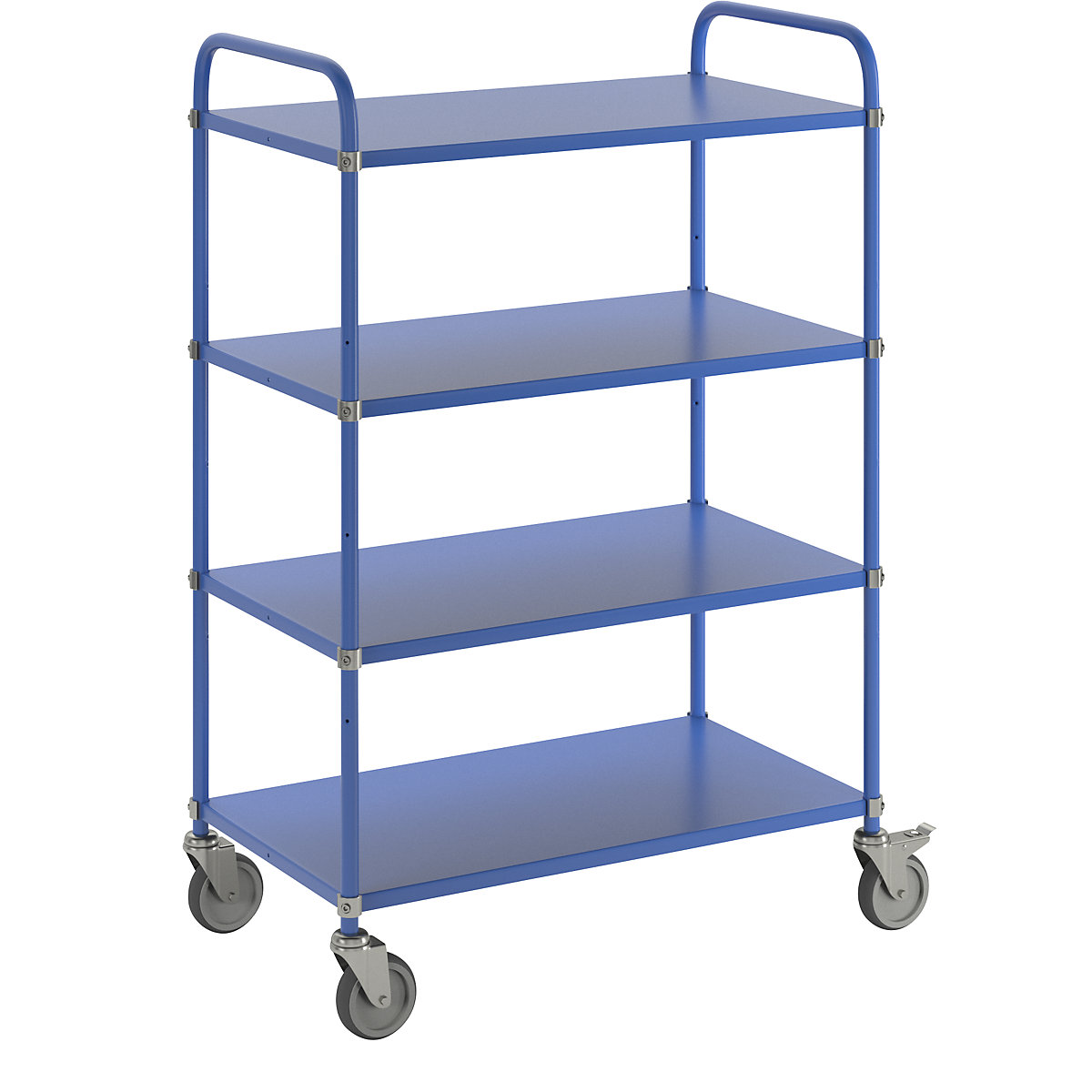 Carrello a ripiani leggero, altezza 1445 mm - Kongamek