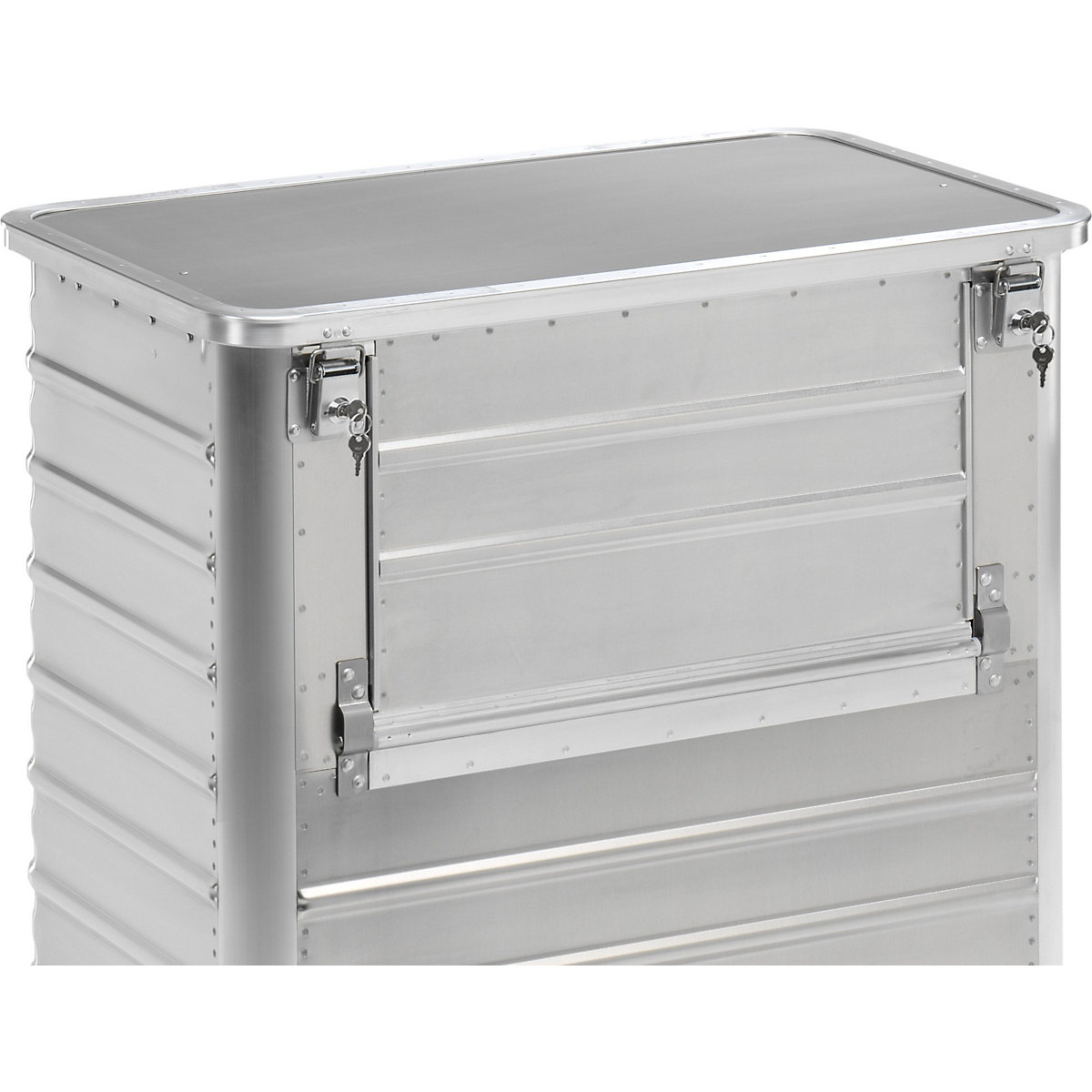 Carrello a cassone in alluminio, sponda ribaltabile – Gmöhling (Foto prodotto 12)-11